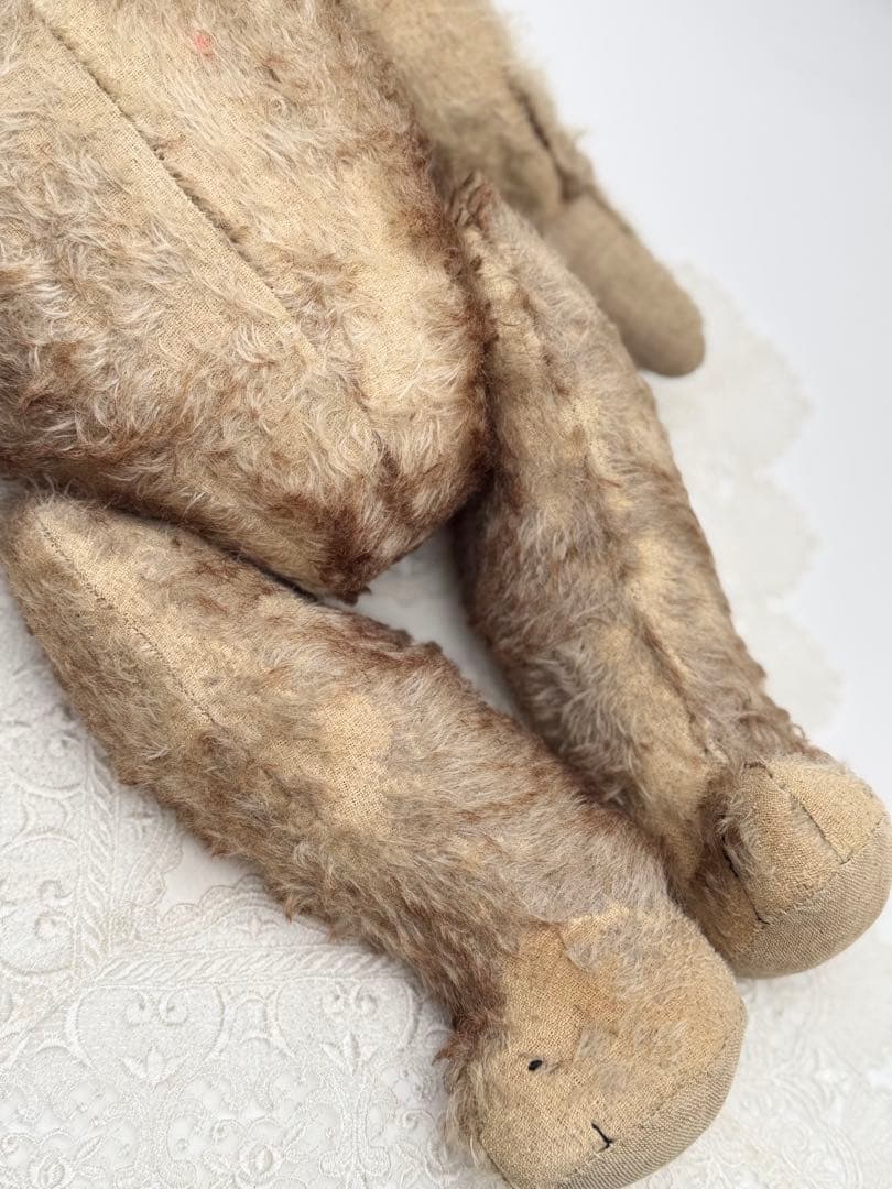 ち*ら様 ハーマン■1930's～1950'sアンティーク大型ベア54cm■HE