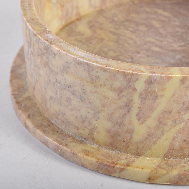 北印度産　玉石　インディアン・カラー・ストーン象嵌　飾箱　共箱　V　R8518