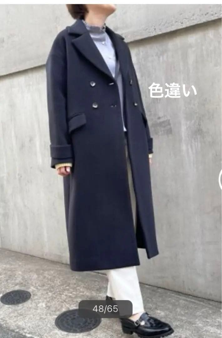 美品★定価46200円 NOLLEY'Sノーリーズ チェスターコートロングコート