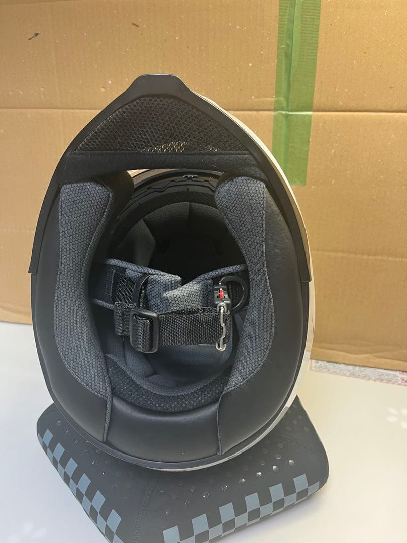 たこち　ヤマハ フルフェイスヘルメット パールホワイト　Ｌサイズ