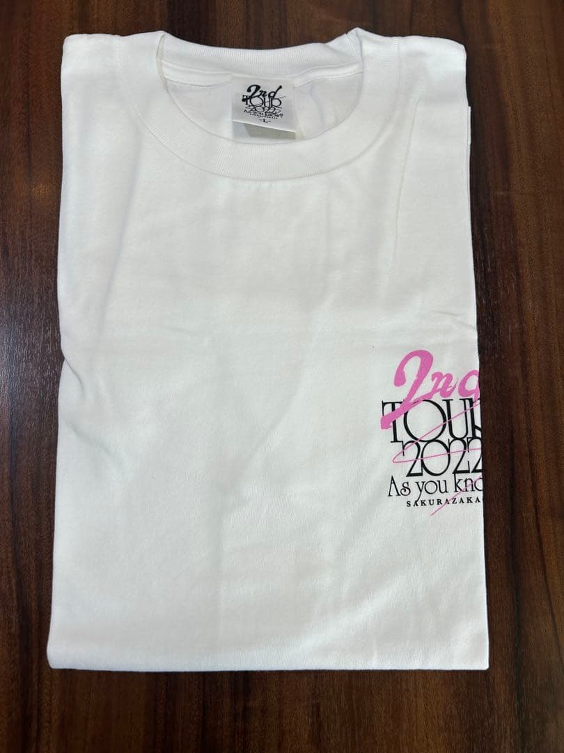 元櫻坂46・小林由依　Tシャツ（直筆サイン入り）　ホワイト　新品・未使用