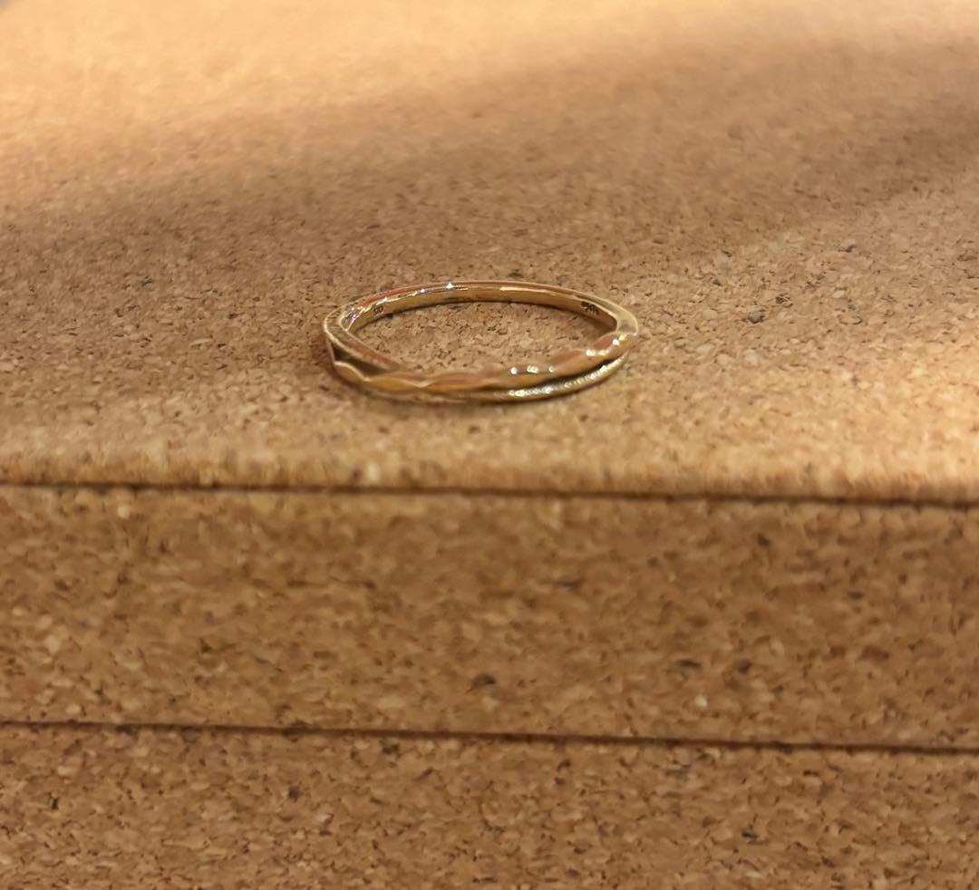 agete K10デザインリング