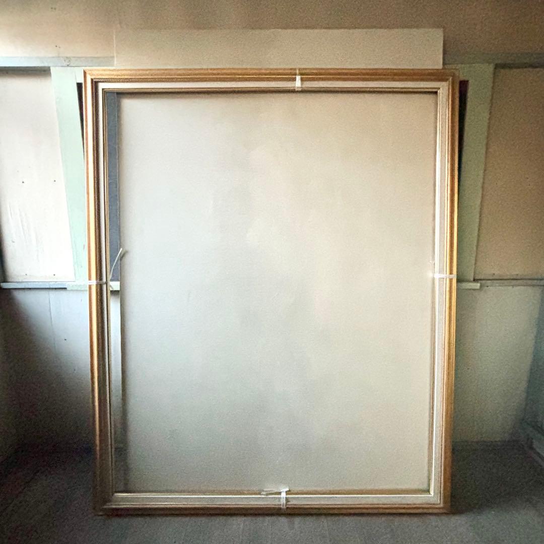 F100 油絵用額縁　油彩額　アンティークフレーム　ゴールド