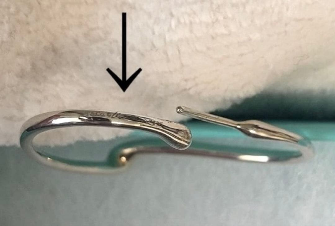 Tiffany オープンハートフープピアス