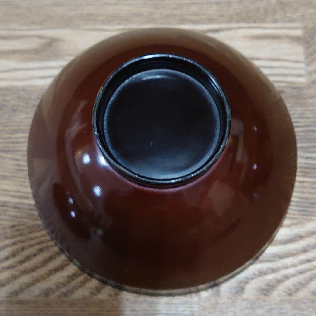 昔の吸物椀8客セット「あA14 漆器 蒔絵 千鳥 明治 大正 昭和 江戸骨董」