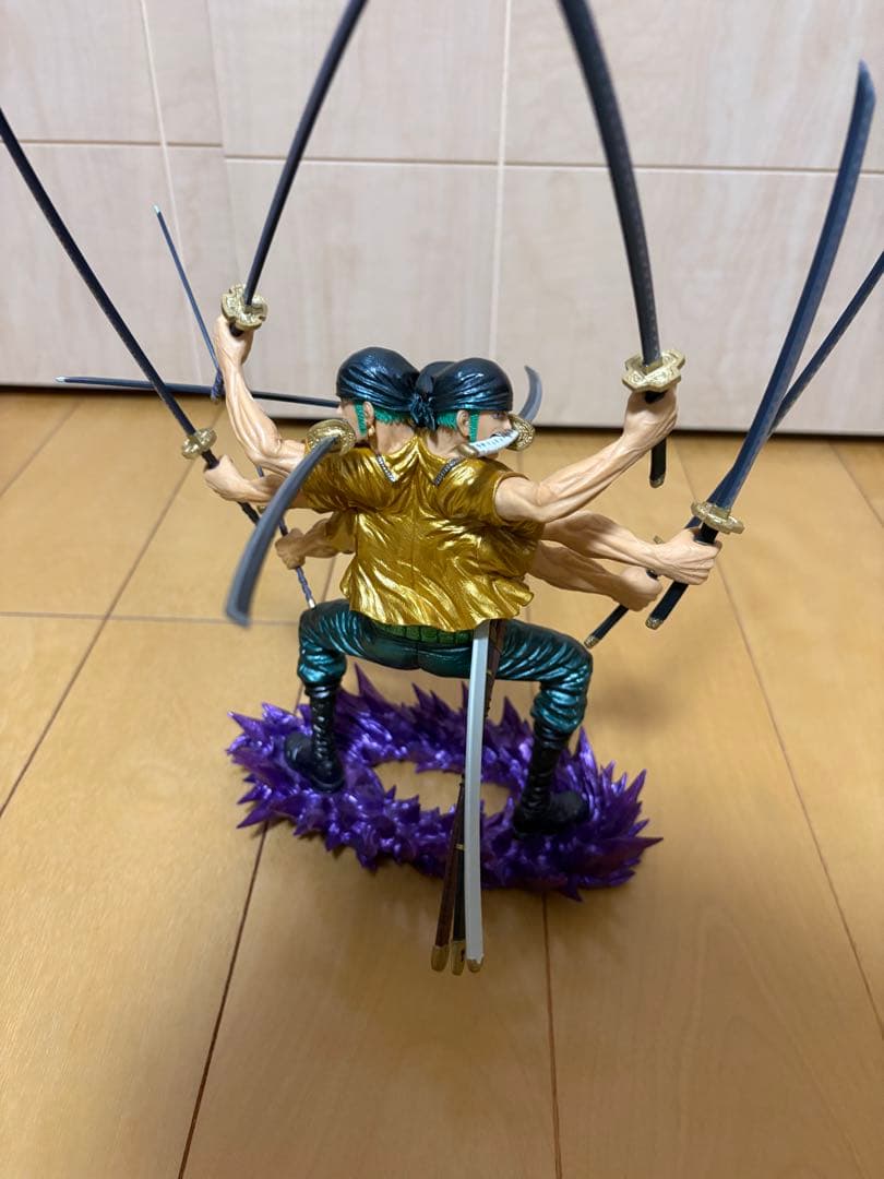 【箱あり】ワンピース 一番くじ 魂郷示像　ゾロ(ラストワン)　ミホーク　リューマ