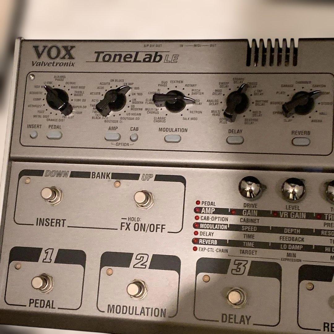 【動作確認済み】VOX ToneLab LE ギターマルチエフェクター