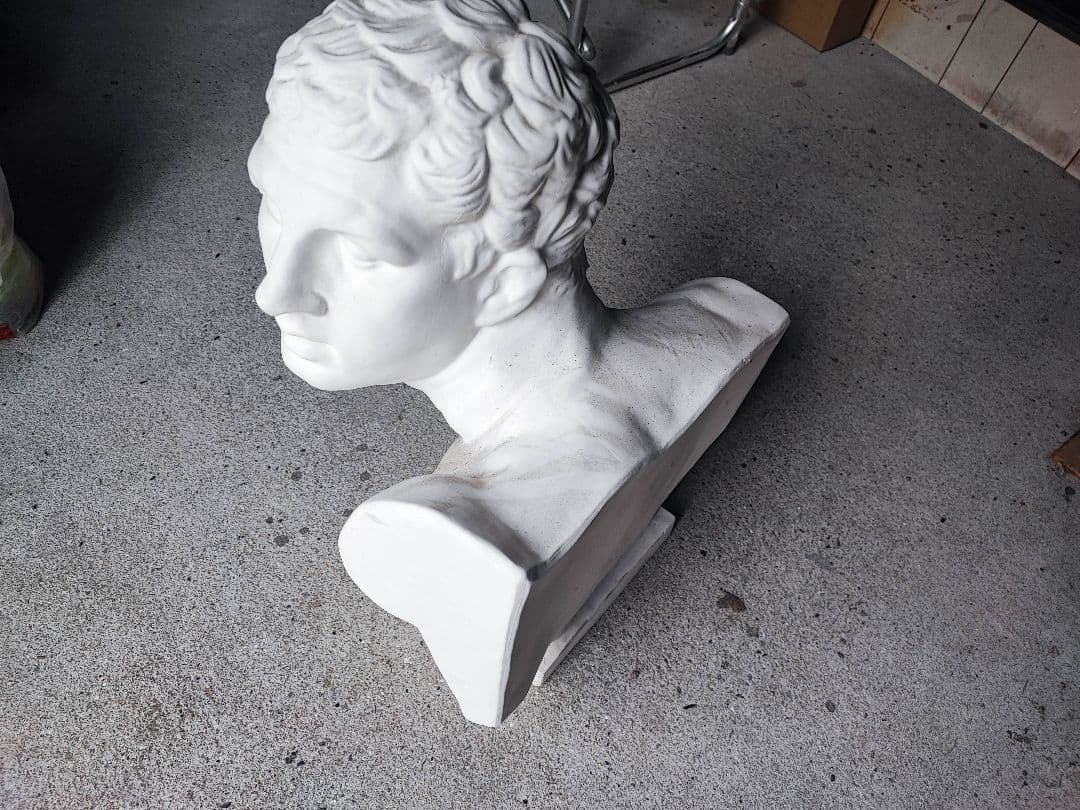 古代ギリシャ風 ホワイトバスト彫刻　石膏像