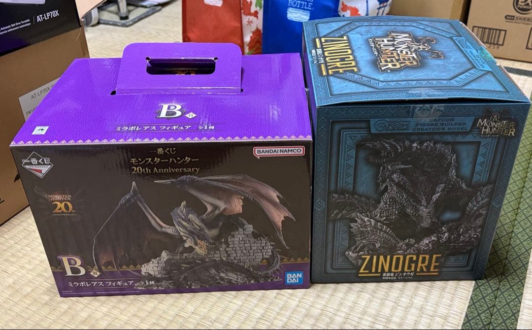 最終値下げ！大狩猟展 ジンオウガ 20周年記念 ストーン＋ミラボレアス一番くじ