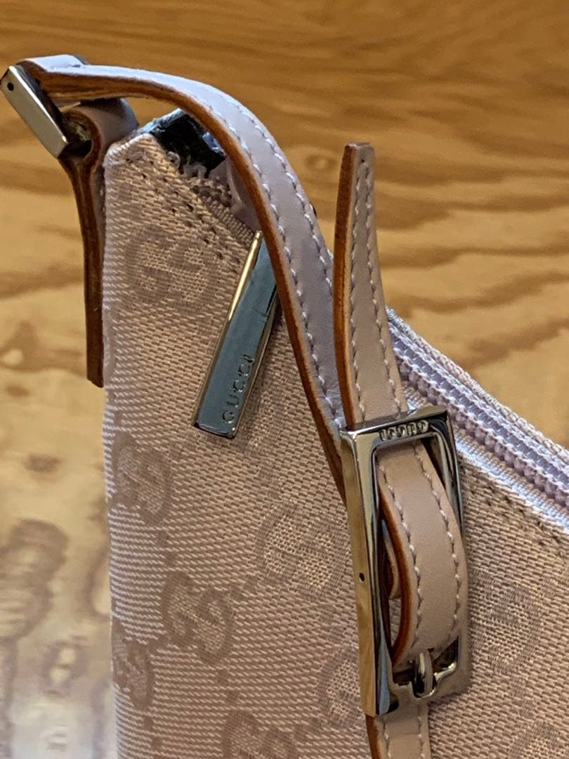 GUCCI GGパターン ピンク ハンドバッグ