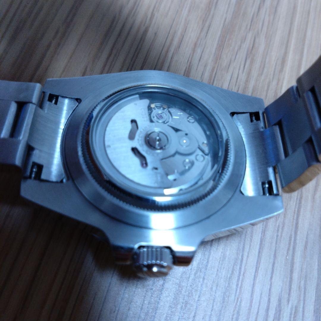 カスタム MOD NH35 バイカラーベゼル 自動巻き オリジナル