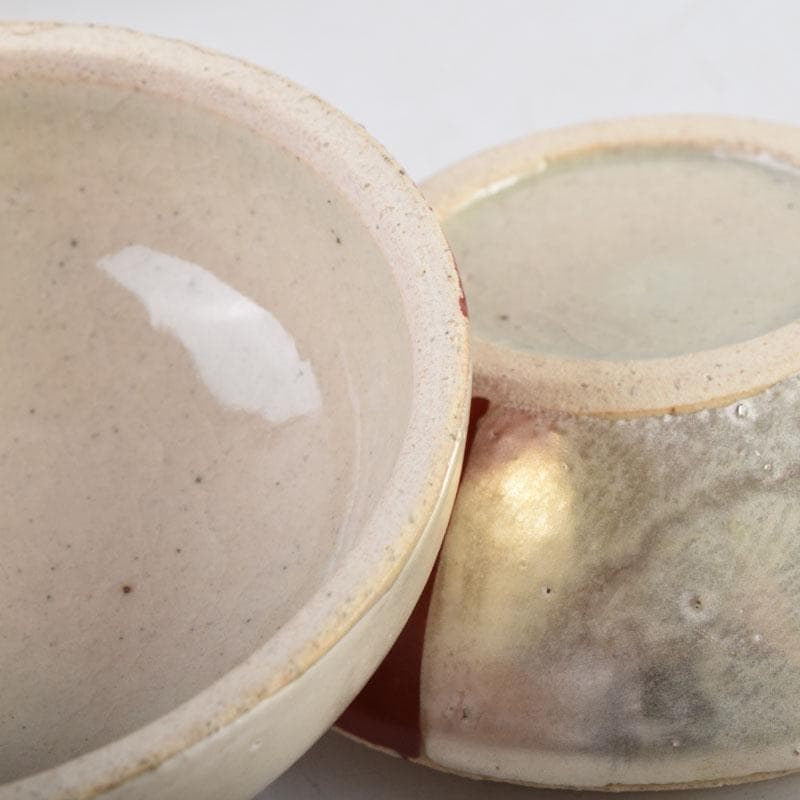 茶道具　武村利左衛門　中村清六　盃・蓋置・香合　共箱　5点まとめて　N　8888