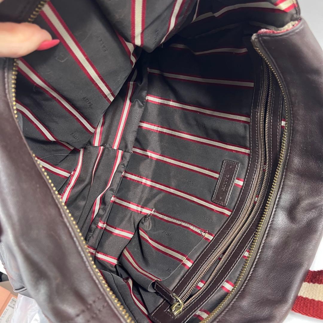 Bally バリー　ビジネスバッグ　ダークブラウン