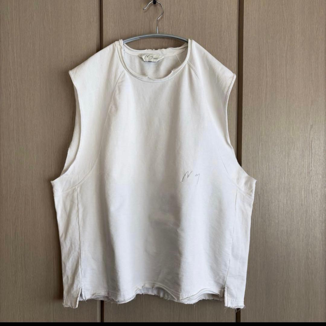 ANCELLM SLEEVELESS AGING T-SHIRT サイズ2
