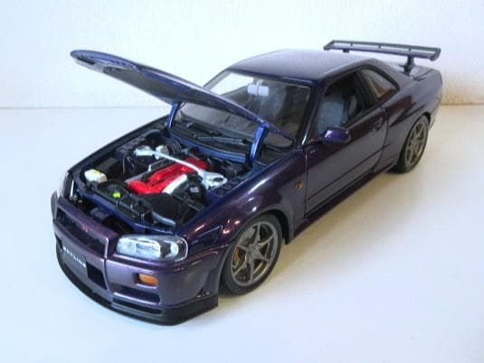 特価 AUTOart 1/18 スカイライン GT-R ミッドナイトパープル