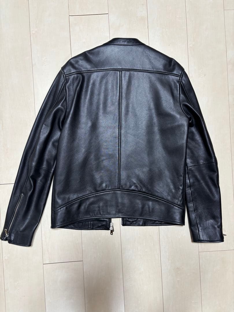 UNITEDTOKYOラムレザーシングルライダースジャケット L