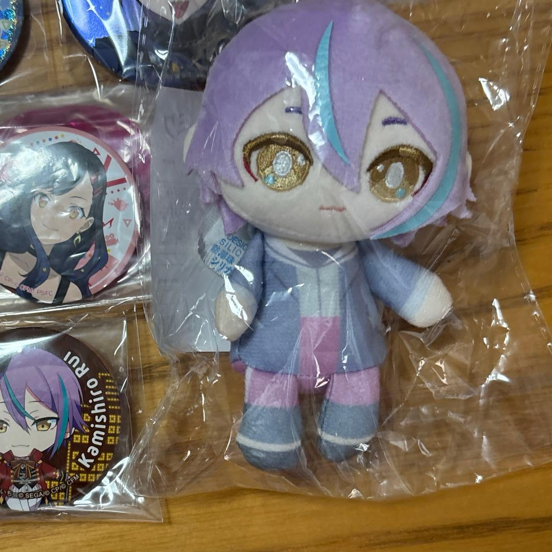 プロセカ はぴこれ 類 ぬいぐるみ 彰人 冬弥 杏 KAITO 遥 缶バッジ