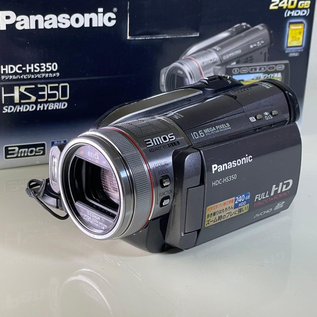 値下げしました【ワイコン＆フィッシュレンズ付き】HDC-HS350 SD/HDD