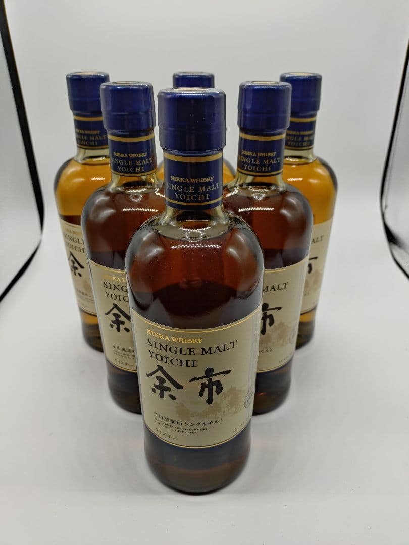 余市 シングルモルトウイスキー 700ml　6本