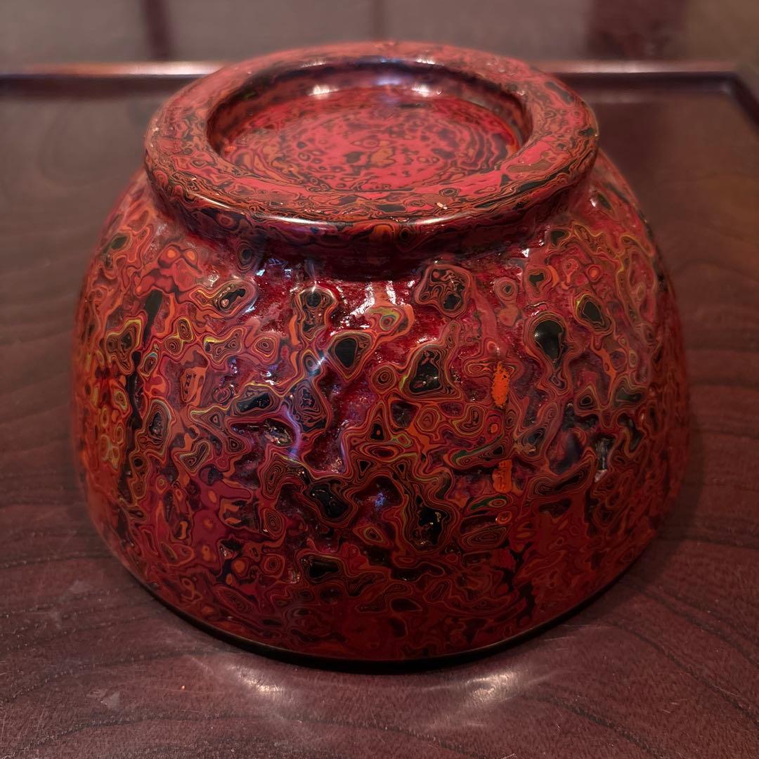 エガ　会津塗り　乾漆鉢　漆器　小鉢　菓子器　天然木　伝統工芸品　希少