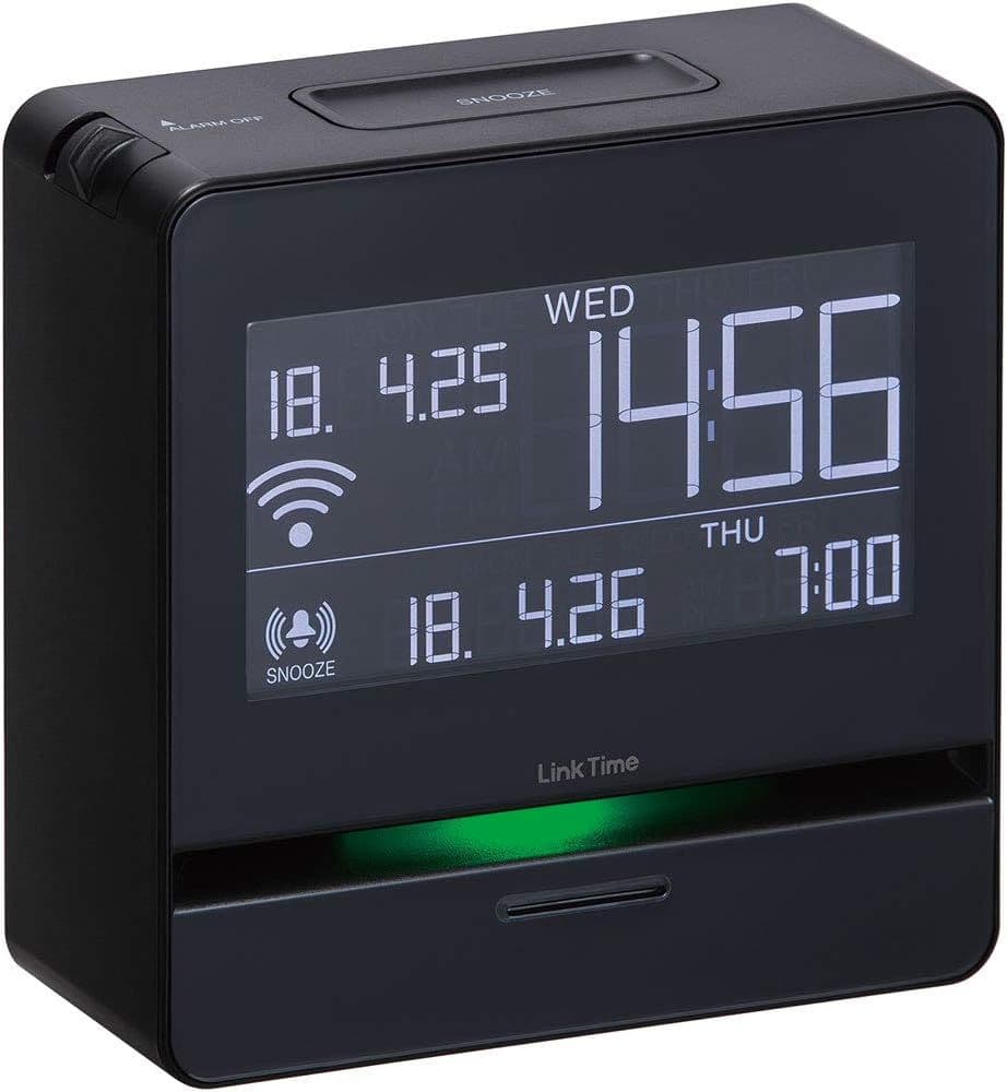 キングジム 時計 スマートアラーム リンクタイム 黒 LT10クロ