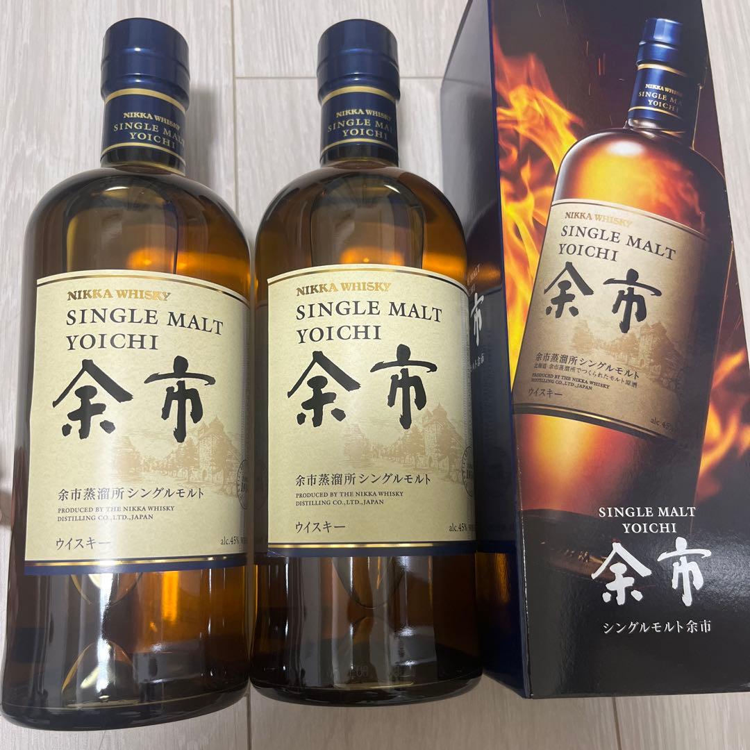 【箱あり】【箱無し】未開封 ニッカ 余市 シングルモルト 2本