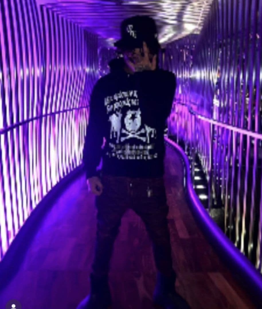 Trappie mosh tシャツ ブラック origami 042