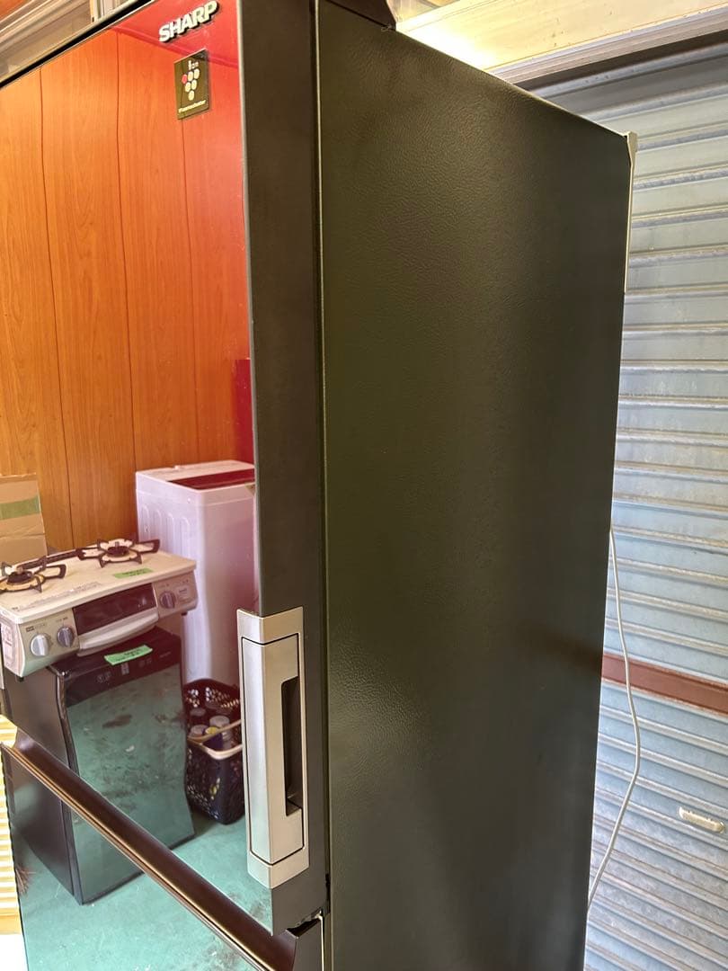 【美品】シャープ 冷蔵庫 SJ-GW35H-R 350L 両開き 2022年製