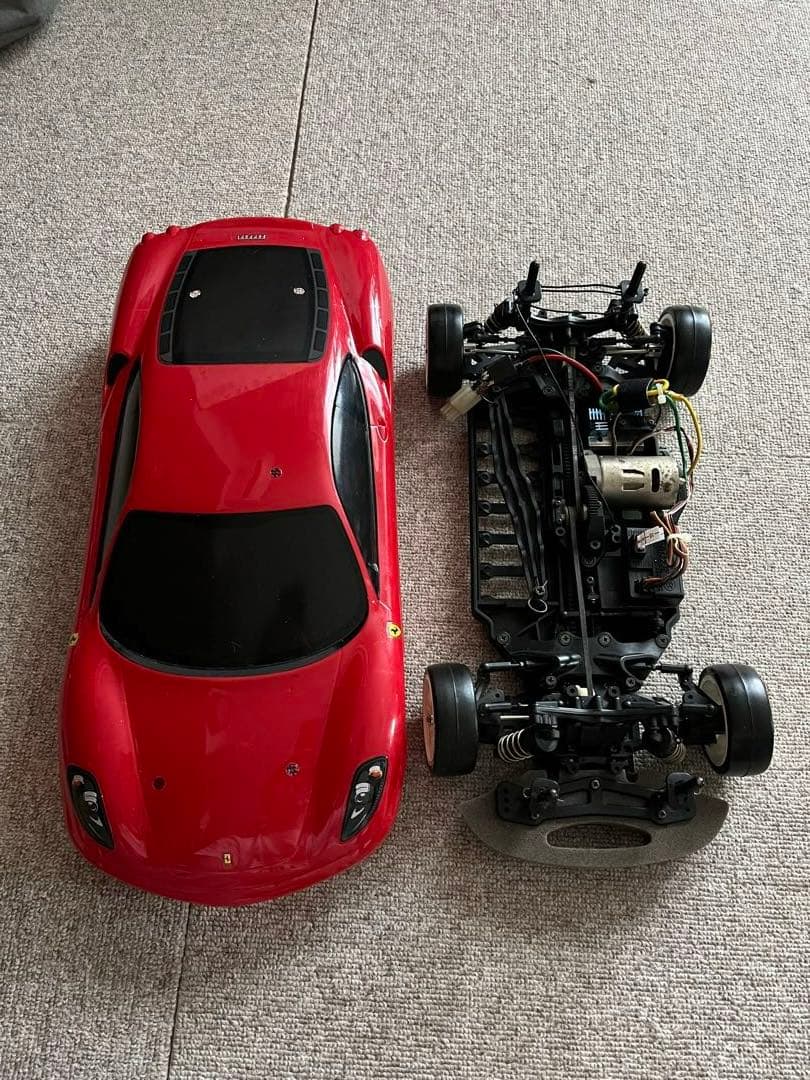 タミヤ TA-05 フェラーリボディ ツーリングカー　動作OK