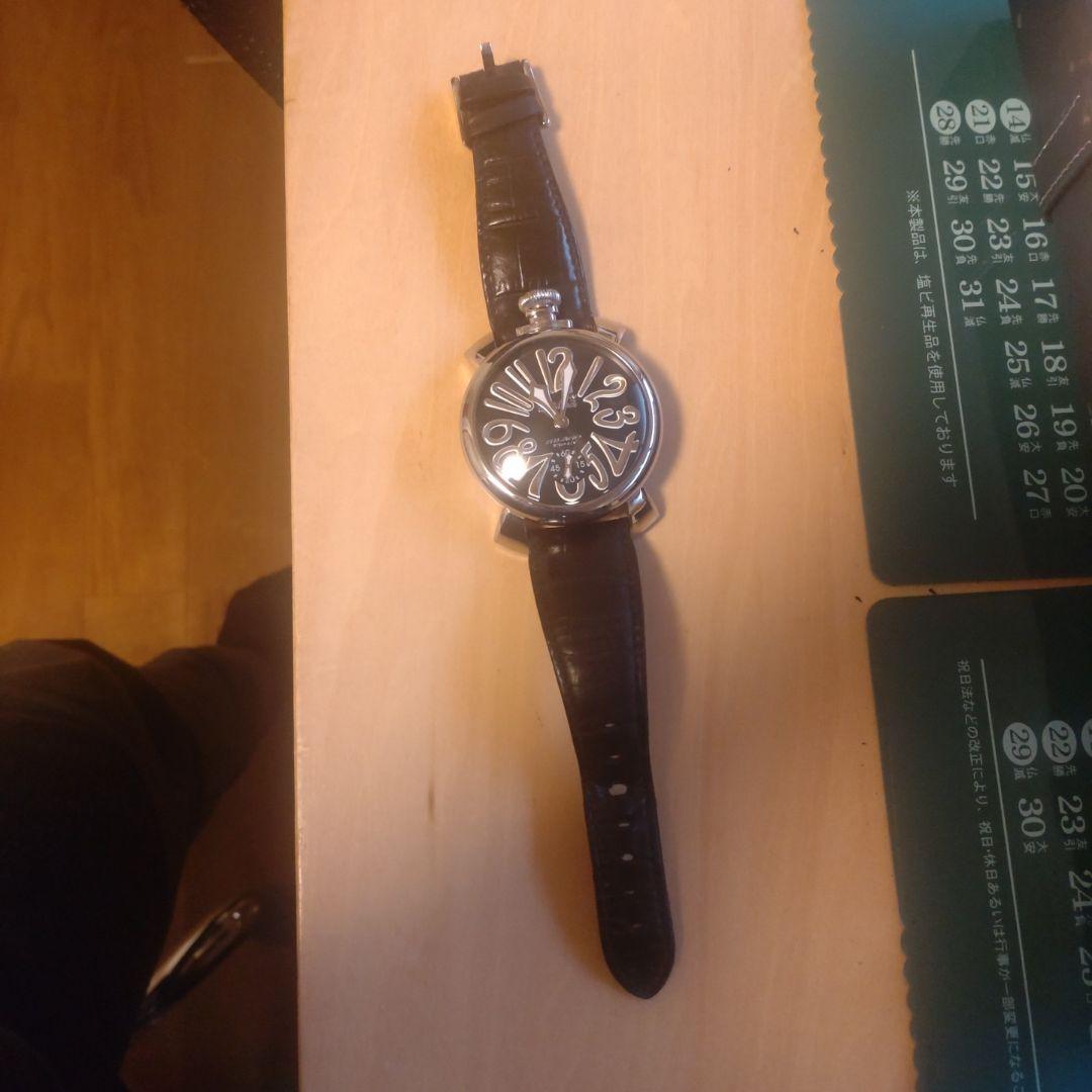 GaGaMilano ガガミラノ 手巻き時計 黒