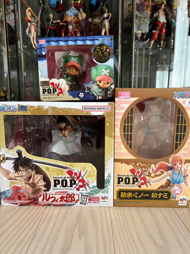 ワンピース　pop ルフィ太郎　おナミ　チョパえもん　ロー