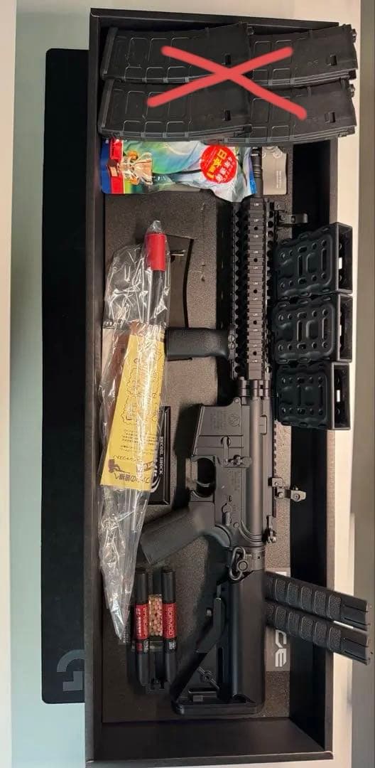 次世代電動ガン　レシーライフル&付属品セット