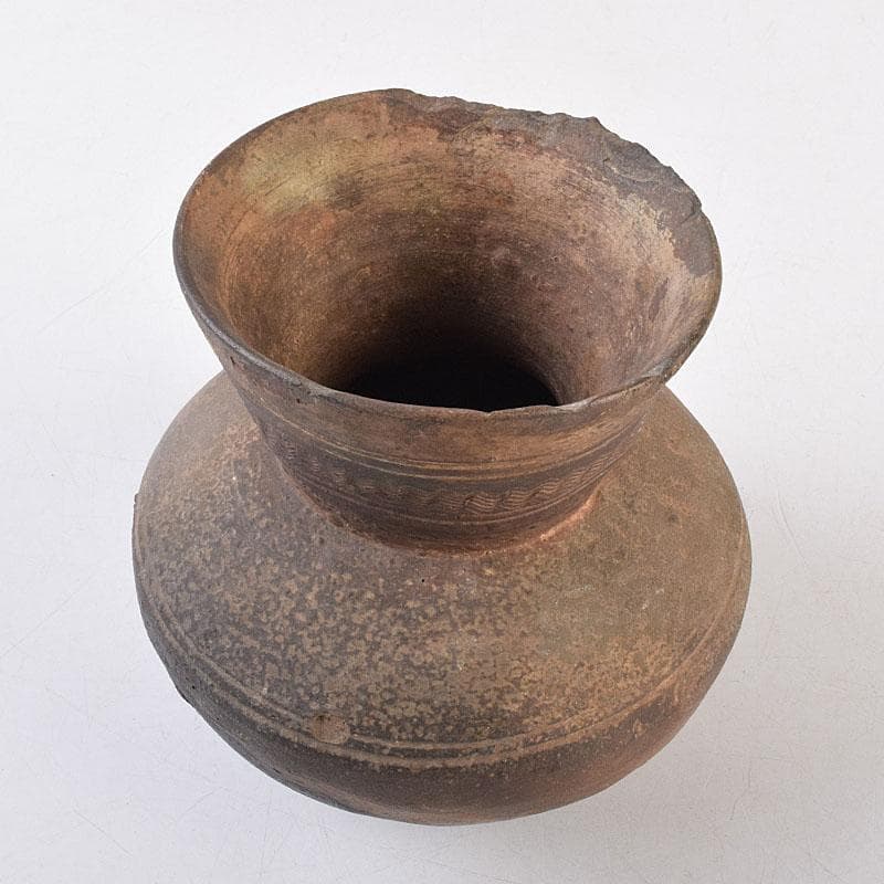 朝鮮美術　須恵器　新羅土器　新羅無細土　壷　C　R9089