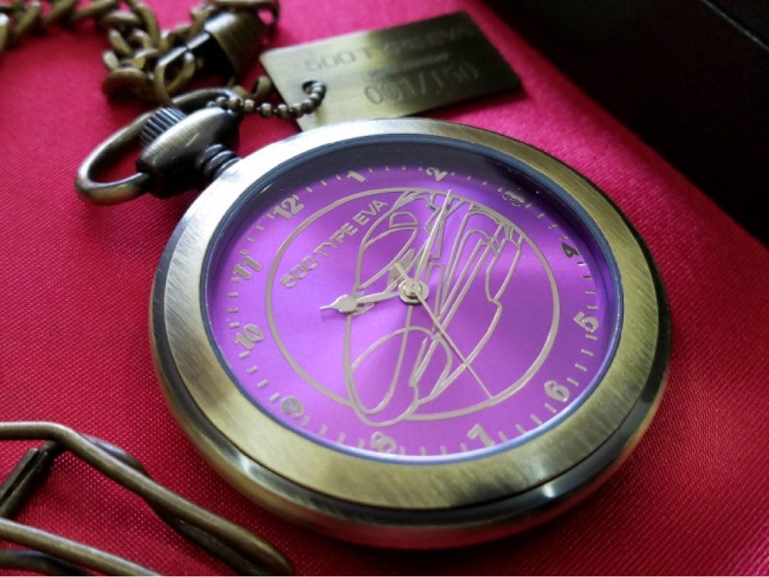 ★500系【エヴァンゲリオン新幹線500 TYPE EVA】懐中時計★限定品★