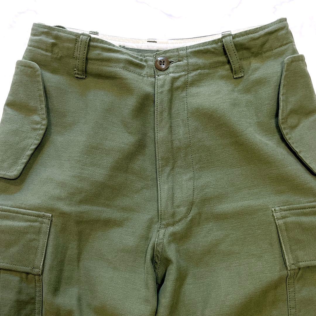 現行美品✨マディソンブルー カーゴパンツ カーキゆったり 01 S～M