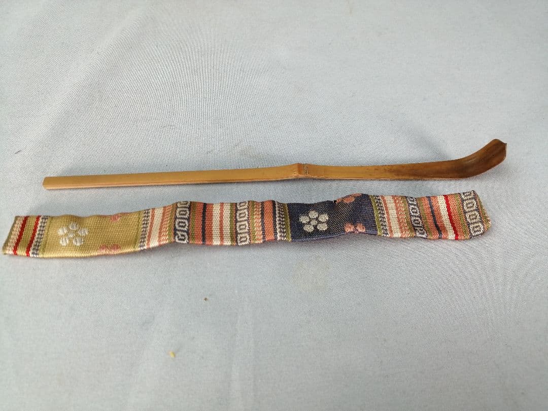 【茶道具】　住吉蒔絵茶箱 茶道具セット付属　茶箱158