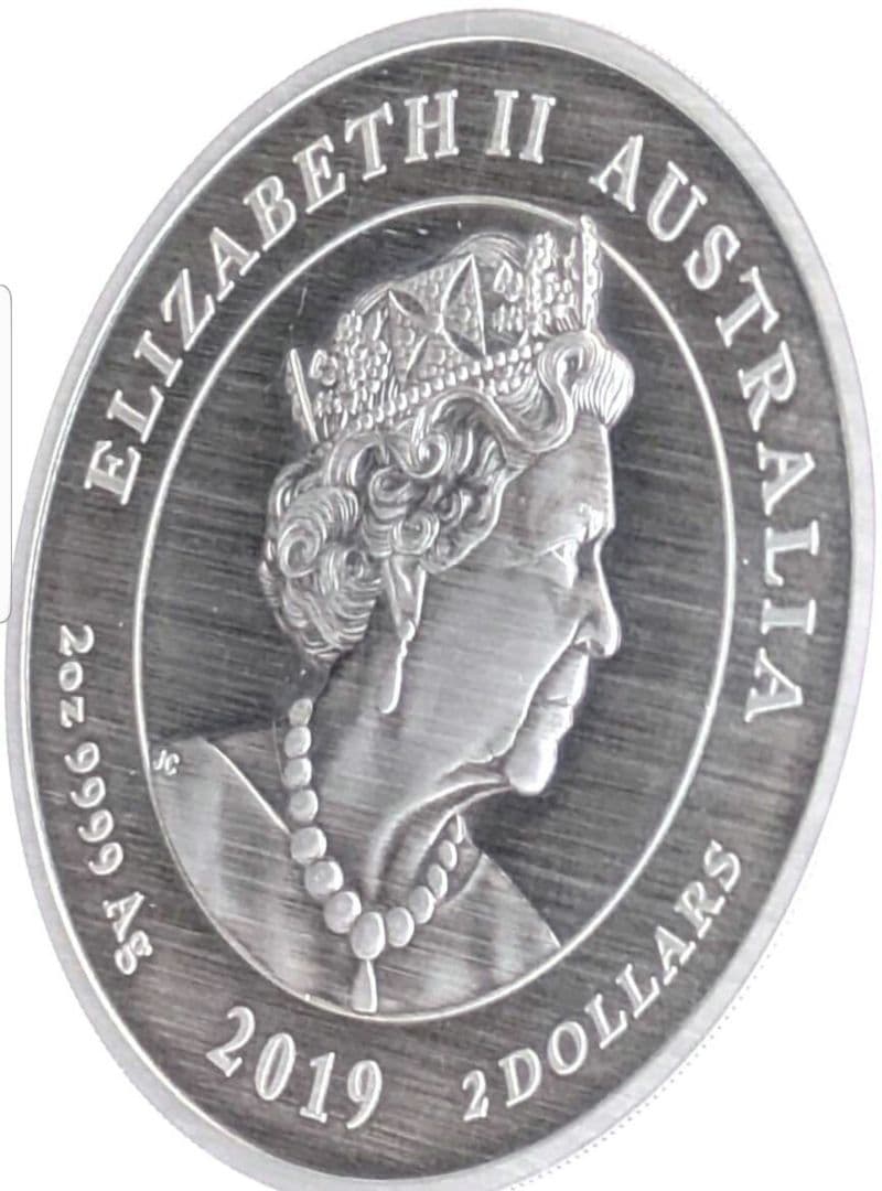 ビクトリア女王 200周年記念 2オンス シルバー アンティークカメオ純銀