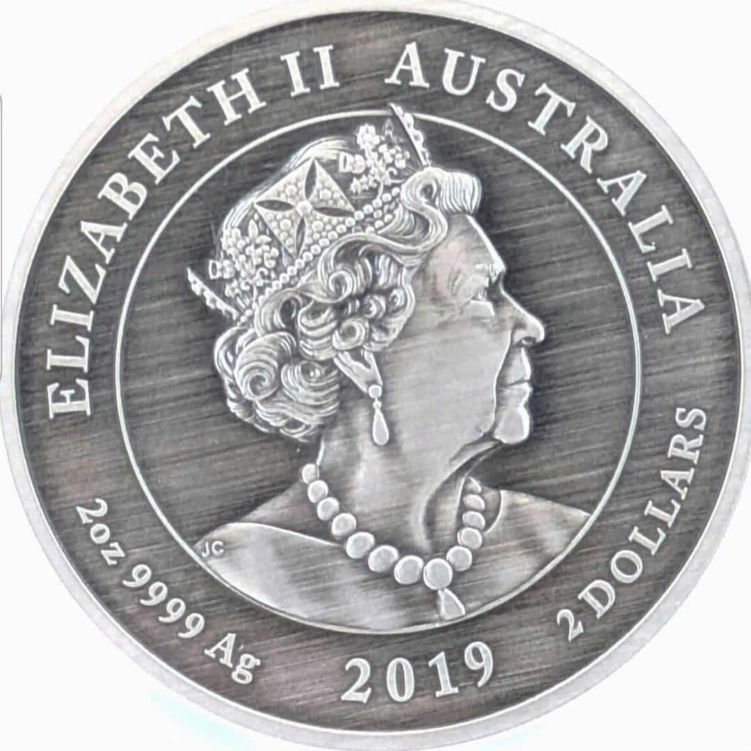 ビクトリア女王 200周年記念 2オンス シルバー アンティークカメオ純銀