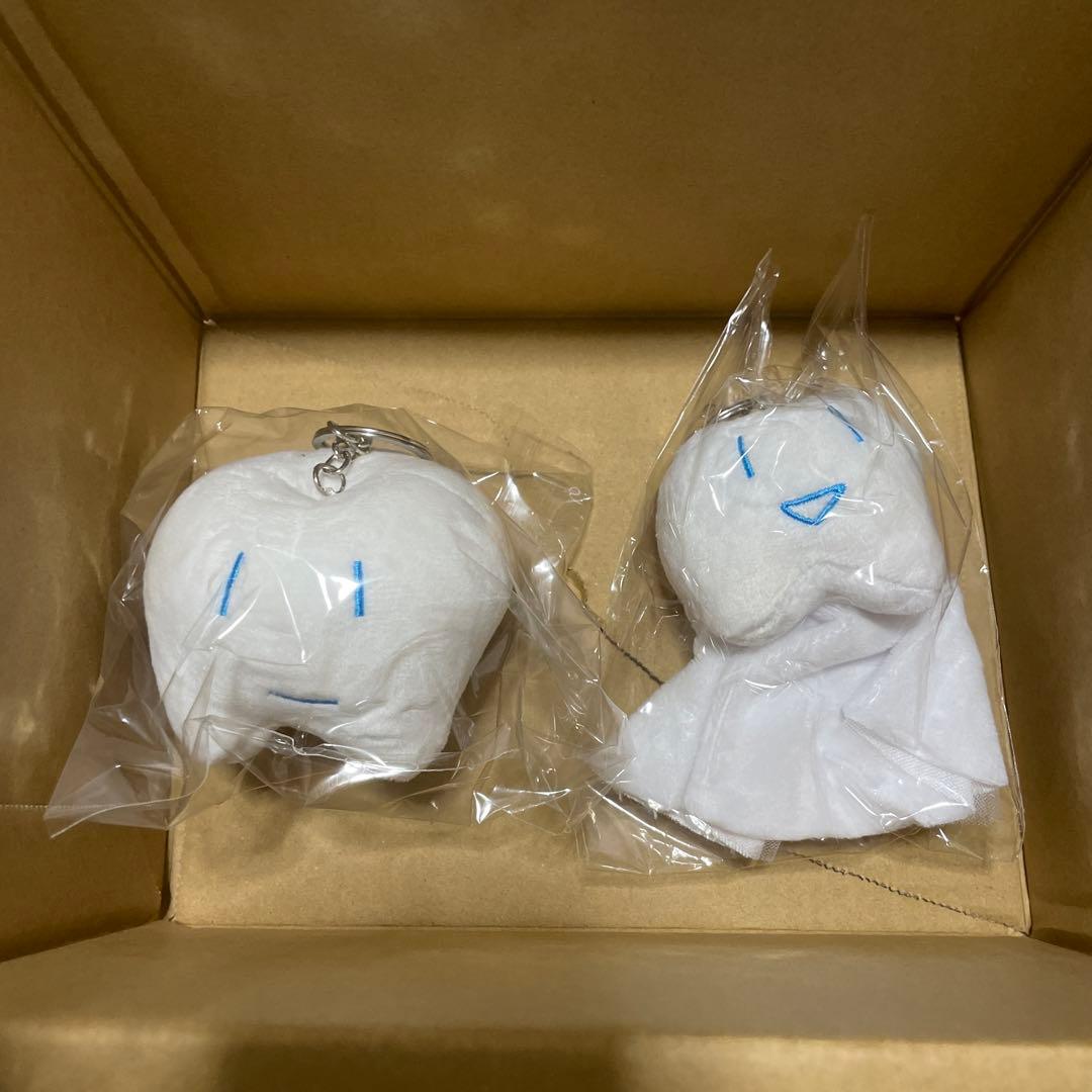 Ado こんにちは！はちゃんです ぬいぐるみキーホルダー てるてる坊主