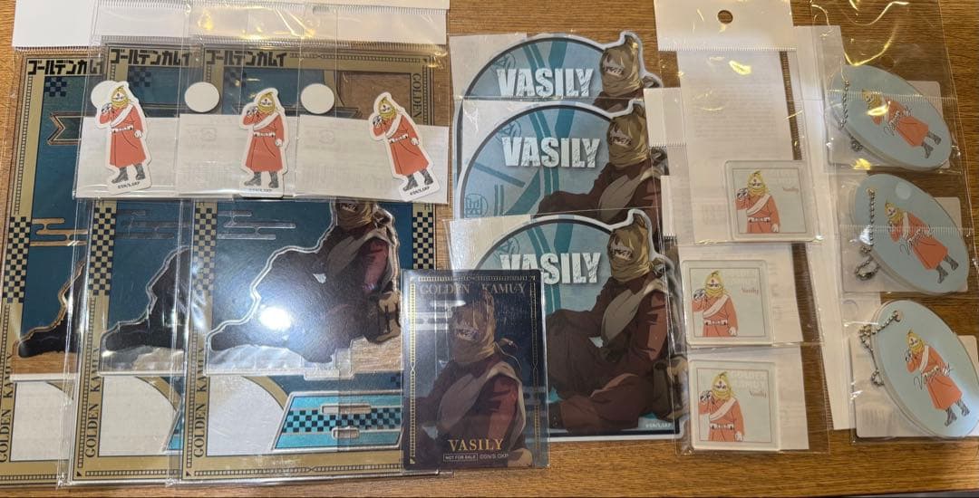 【匿名（2枚目あり）】ゴールデンカムイ　ヴァシリ　PLAZA 19点セット