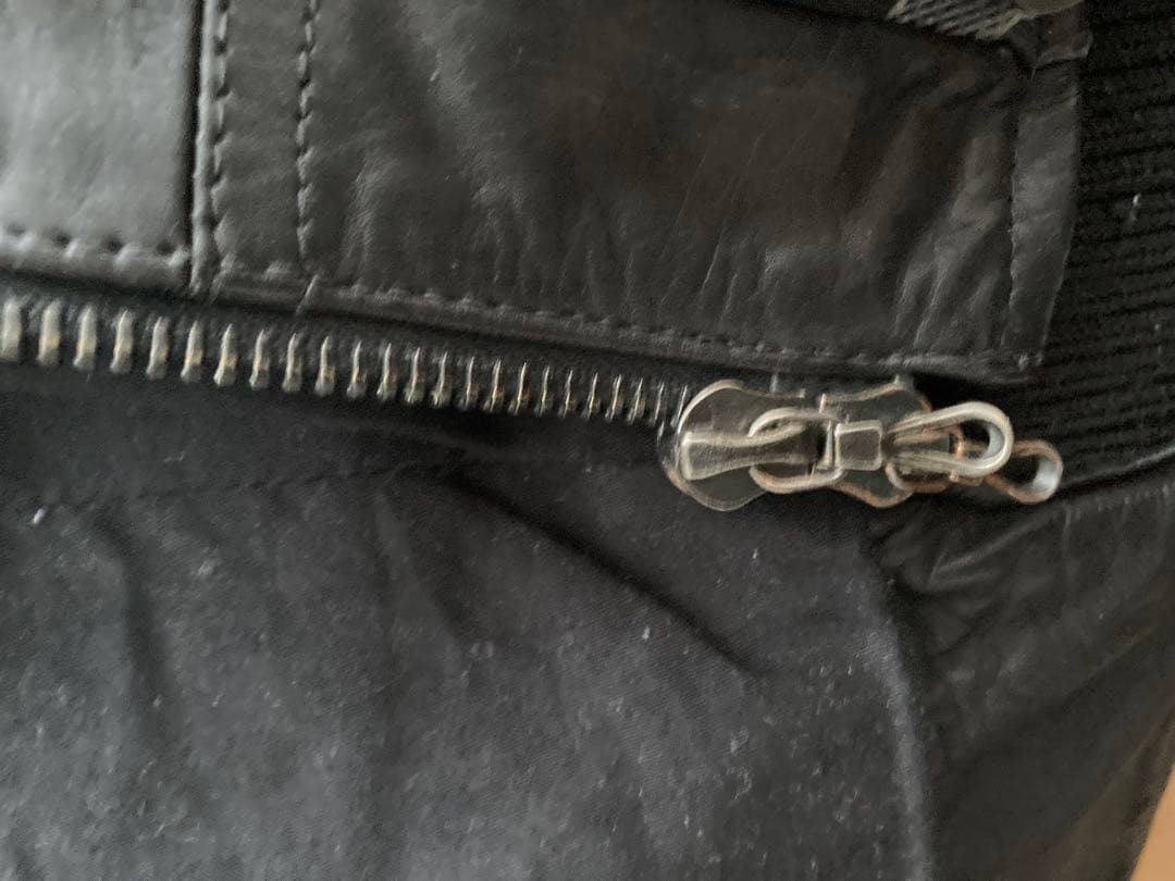 【超名作・希少サイズ48】シェラック 赤西仁着 レザーライダース 有閑倶楽部 黒