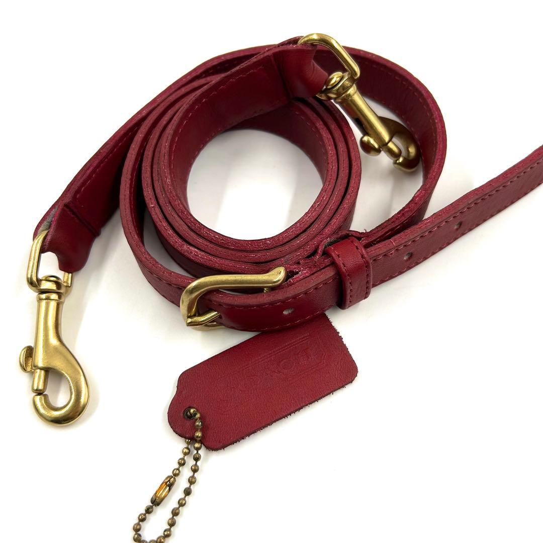 オールドコーチ 305 トートバッグ 2way 斜め掛け レザー レッド