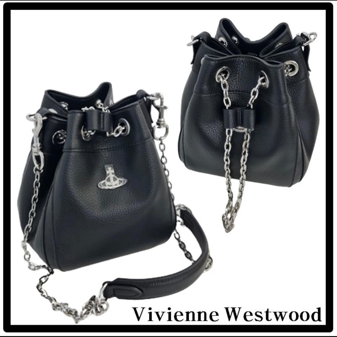 り*︎様 Vivienne Westwood バケツ型ショルダーバッグ ブラック