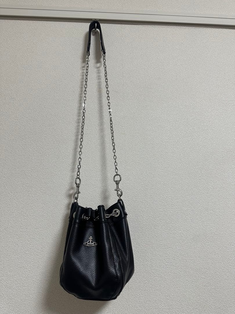 り*︎様 Vivienne Westwood バケツ型ショルダーバッグ ブラック