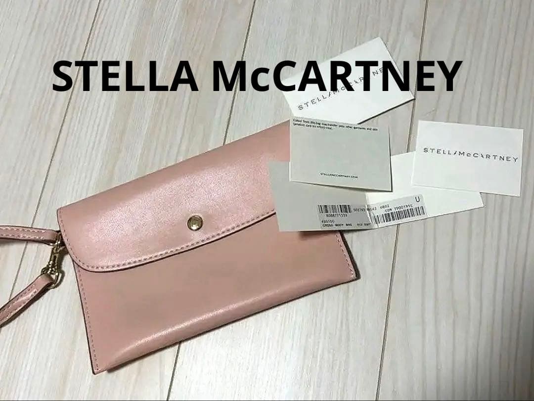 ★STELLA McCARTNEY 　パスポートピンクポーチ　美品