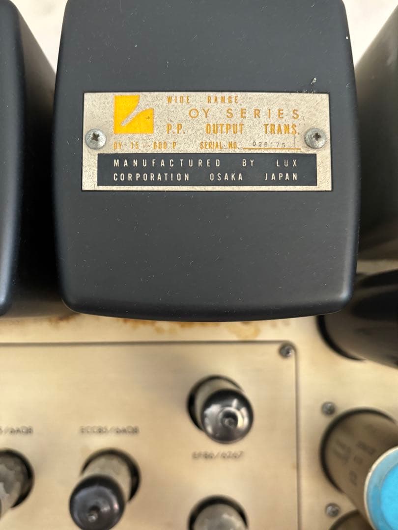 LUXMAN ラックスマン MQ80 真空管アンプ パワーアンプ