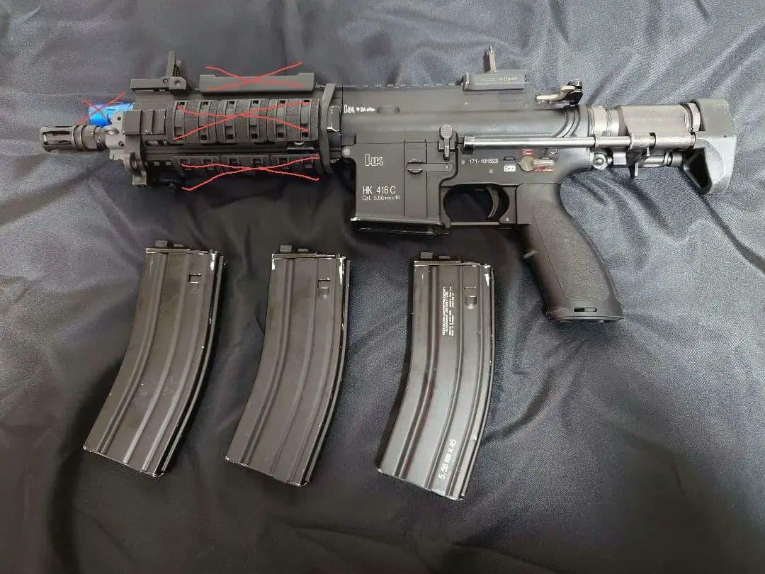 東京マルイ H&K HK416C GBB ブラック