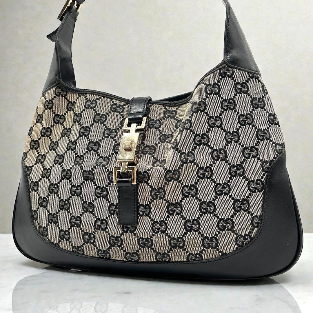 GUCCI ワンショルダーバッグ ジャッキー GGキャンバス 肩掛け