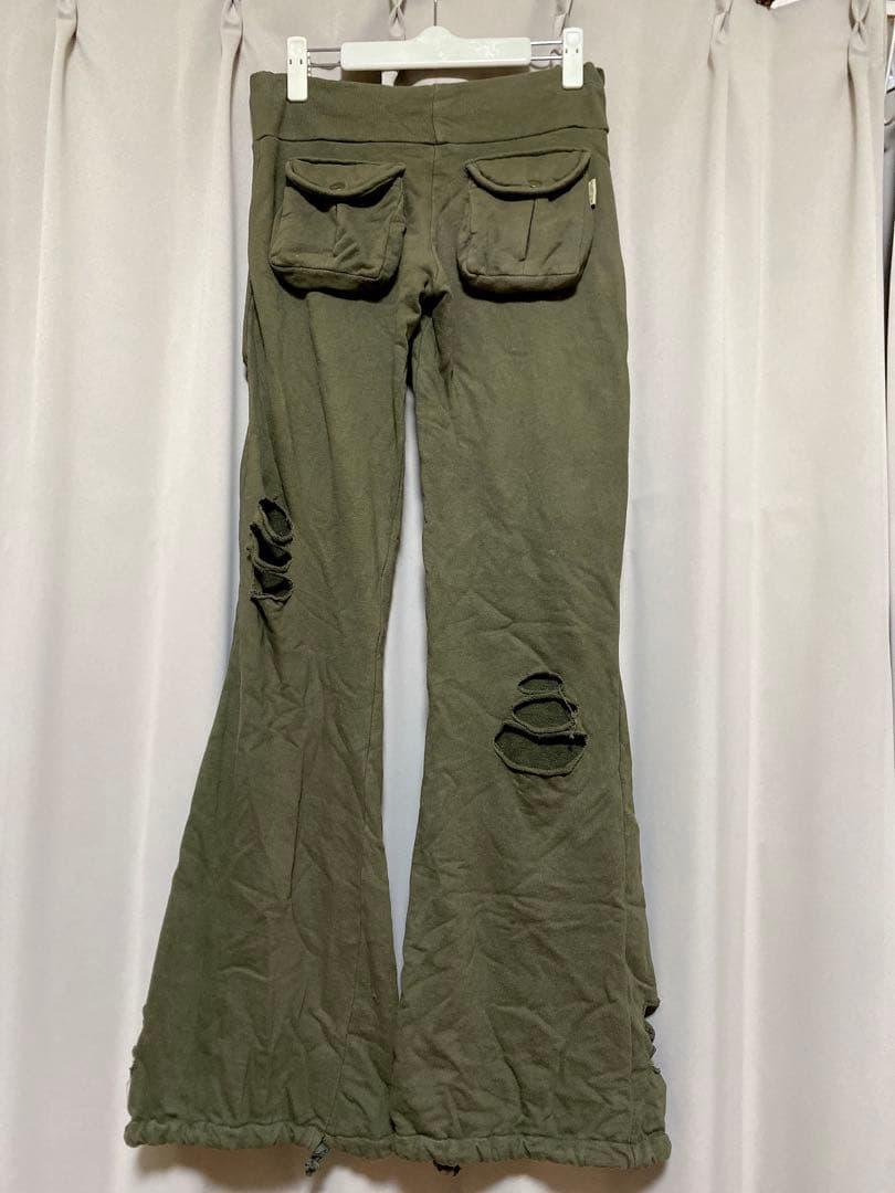 お正月1/5まで値下げ 希少 ゴア goa カーキ カーゴパンツ y2k