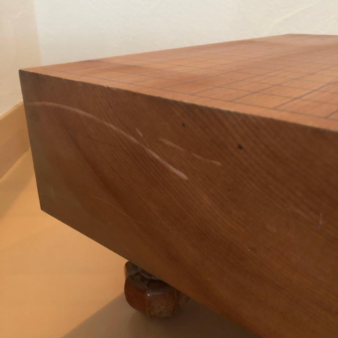 足付碁盤 碁石セット　おへそ付いてます